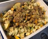 Une image de l'étape 7 de Courgettes et aubergines au soja et sésame (avec piments verts grillés).