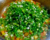 A picture of step 3 of Spring Onion and Potato Subzi.