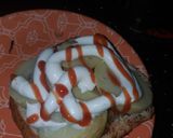 A picture of step 4 of Single whopper sandwich.