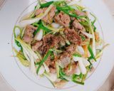 Hình bước làm 4 của món Thịt bò xào kiệu