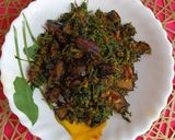 A picture of step 5 of Methi Begun Bengali Style.