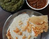 A picture of step 2 of Bhel Sandwich.