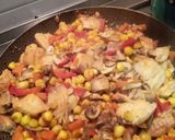 Foto del paso 8 de la receta: Filete de tilapia con maíz y champiñones