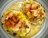 A picture of step 7 of Tropical Salmon Tacos.