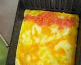 A picture of step 4 of Japanese Egg Flower Sushi.