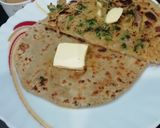 A picture of step 6 of Cilantro and Radish Paratha.