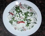 A picture of step 4 of Curd Rice.