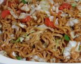 Foto langkah ke 9 dari resep Mie goreng ebi.