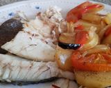 Foto del paso 5 de la receta: Corvina al horno con Patatas y Verduritas