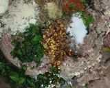 A picture of step 2 of Mughlai koftay anday aloo ka salan.