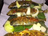 Ikan kembung oven pedas