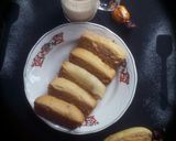 A picture of step 8 of Milky Tea cake.