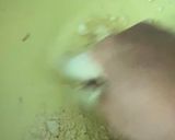 A picture of step 5 of Rabdi Kesar Ghewar.