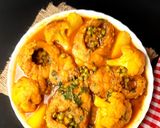 ফুলকপি, আলু ও মটরশুঁটি দিয়ে রুই মাছের ঝোল রেসিপির ধাপ 2 ছবি