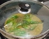 A picture of step 5 of Green Chilli Masala.
