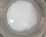 A picture of step 1 of Sabudana dosa.