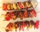 Foto del paso 5 de la receta: Brochetas mixtas con vegetales a la plancha y al air fryer 😎