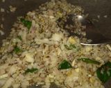A picture of step 3 of Indori Poha.