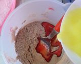 A picture of step 1 of Red Velvet Crepes.