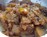A picture of step 3 of Meetha Kaddu/Kaasi Phal.
