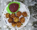 A picture of step 8 of Knorr noodles pakora/Ball.