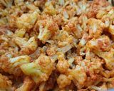 A picture of step 1 of Easy cauliflower fry.