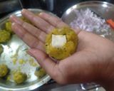 A picture of step 3 of Cheese Potato Vada.