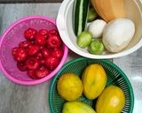 Foto langkah ke 2 dari resep Rujak aceh.