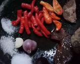 Foto langkah ke 3 dari resep Rujak kangkung.