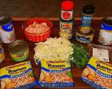 A picture of step 1 of Mike's Spicy Asian Ramen Soup.