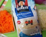 Foto langkah ke 3 dari resep Oatmeal wortel keju MPASI.