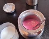 A picture of step 2 of Pink malai shake easy and quick.