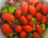 Foto del paso 3 de la receta: TARTA DE 🍅TOMATES🍅CHERRYS🍅🤗🎊🤩👏🍅👏🍅