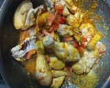 A picture of step 1 of Casar almonds chicken Korma.