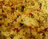 A picture of step 2 of Couscous upma.
