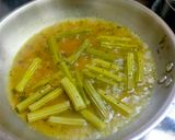 A picture of step 1 of Drumstick Subzi.
