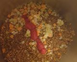 Foto del passaggio 1 della ricetta Polpette di lenticchie al pomodoro e basilico vegan