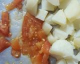 A picture of step 2 of Potato Chaat.