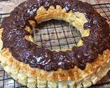 Foto del paso 7 de la receta: Rosca de hojaldre con Nutella casera y glaseado de chocolate