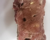 Foto del paso 6 de la receta: Lomo de cerdo sellado y relleno con arroz a la jardinera