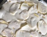 صورة لخطوة 3 من وصفة غراتان بطاطا بالحليب أو غراتان الكوليسترول 😋