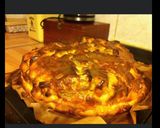 Une image de l'étape 3 de Tarte soufflée aux trois fromages.