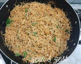 A picture of step 3 of Khare Seviyan (Savoury Vermicelli).