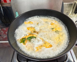 酒釀麻油九層塔蛋酒(簡單料理)的食譜步驟10照片