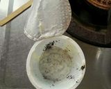 A picture of step 2 of Oreo ice-cream yogurt.