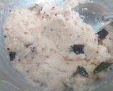 A picture of step 3 of Semolina (white rava).