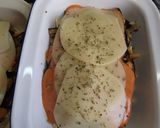 Foto del paso 4 de la receta: Gratinado de batatas, berenjenas y repollo dorado