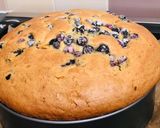 A picture of step 8 of Blueberry cake 🫐.