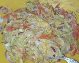 A picture of step 8 of Guacamole salad #4Weekschallenge #Authormarathon.
