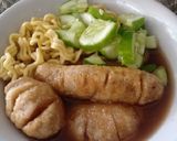 Foto langkah ke 7 dari resep Pempek rebon praktis.